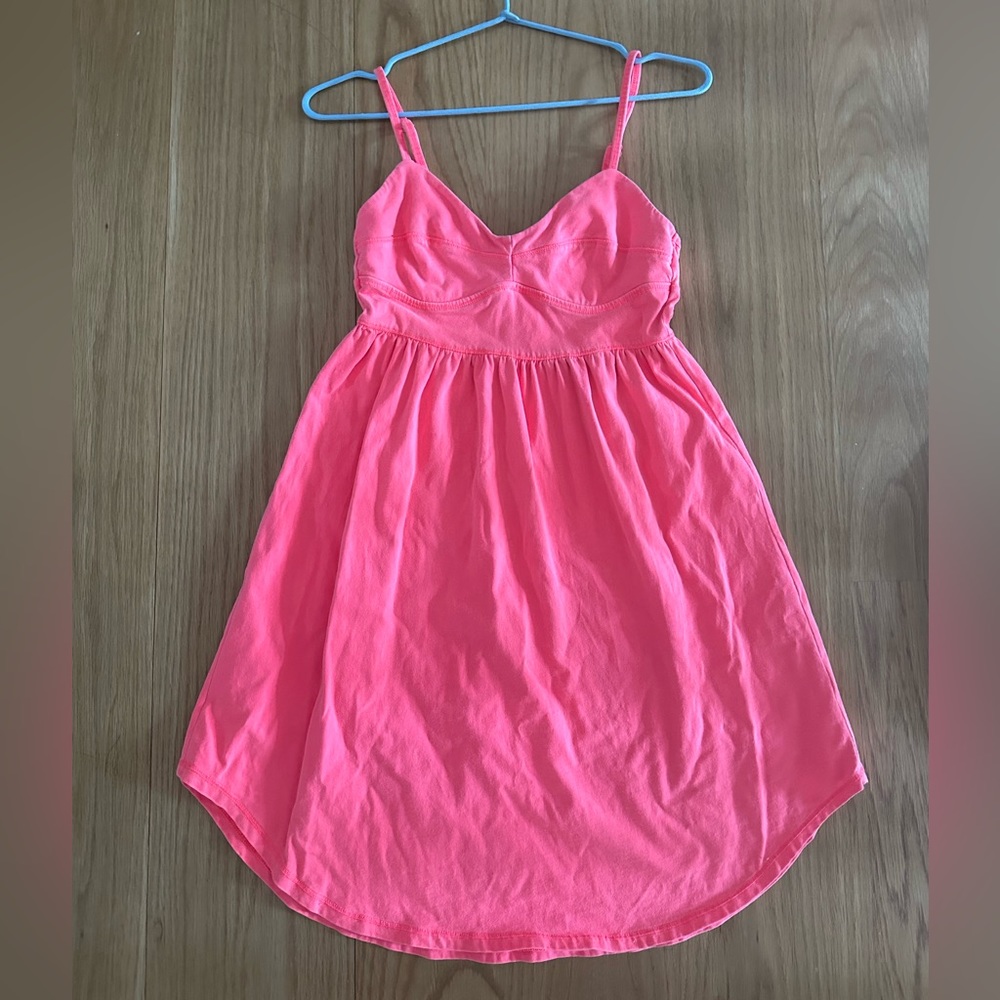 Vintage Aritzia Talula Key West Dress - Mini Dress - Pink / Melon - Small | EUC